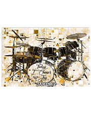 Drummer Today I choose joy 17x11 Poster front
