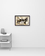 Drummer Today I choose joy 17x11 Poster poster-landscape-17x11-lifestyle-04
