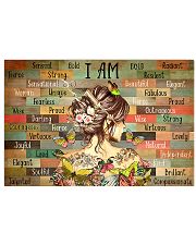 Hairdresser I Am Strong 17x11 Poster front