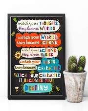 Social Worker watch your words 11x17 Poster lifestyle-poster-8