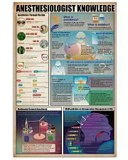 Surgical Tech Anesthesiologist Knowledge 11x17 Poster front