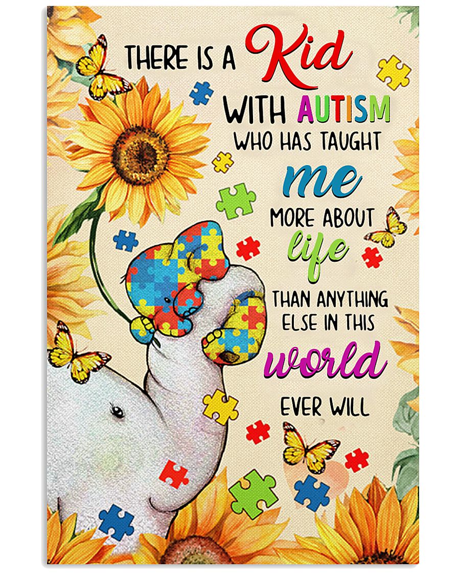 Autism awareness There is a kid 11x17 Poster