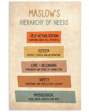 Social Worker Maslow's Hierarchy Of Needs 11x17 Poster front