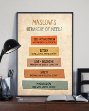 Social Worker Maslow's Hierarchy Of Needs 11x17 Poster lifestyle-poster-2