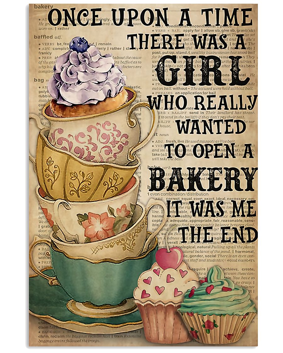 Baking A Girl Who Really Wanted To Open A Bakery 11x17 Poster