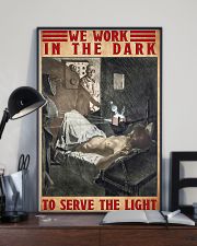 Radiologist We Work In The Dark To Serve The Light 11x17 Poster lifestyle-poster-2