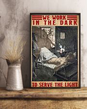 Radiologist We Work In The Dark To Serve The Light 11x17 Poster lifestyle-poster-3