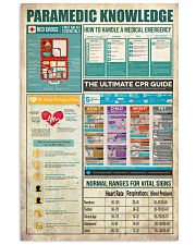 Paramedic Knowledge 11x17 Poster front