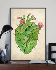 Cardiologist Cacti Heart 11x17 Poster lifestyle-poster-2