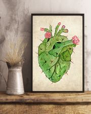 Cardiologist Cacti Heart 11x17 Poster lifestyle-poster-3