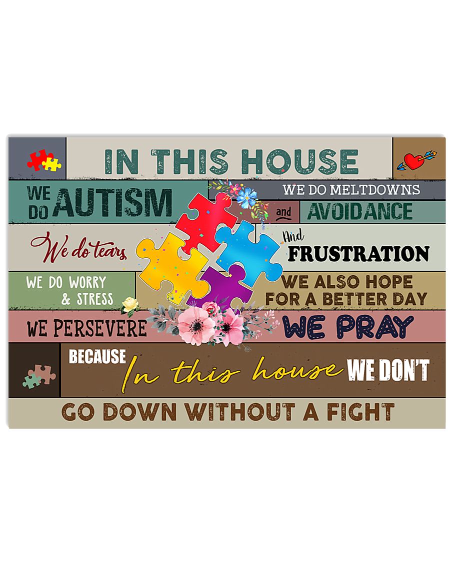 Autism Awareness We do autism 17x11 Poster