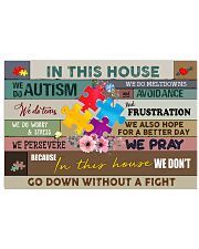 Autism Awareness We do autism 17x11 Poster front