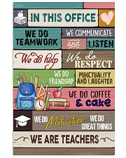 In This Office We Are Teachers 11x17 Poster front
