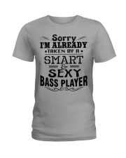 Smart And Sexy Bass Player Ladies T-Shirt tile