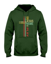 Drummer In Jesus Name I Play Hooded Sweatshirt tile