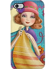Crochet And Knitting Pretty Girl Phone Case i-phone-7-case