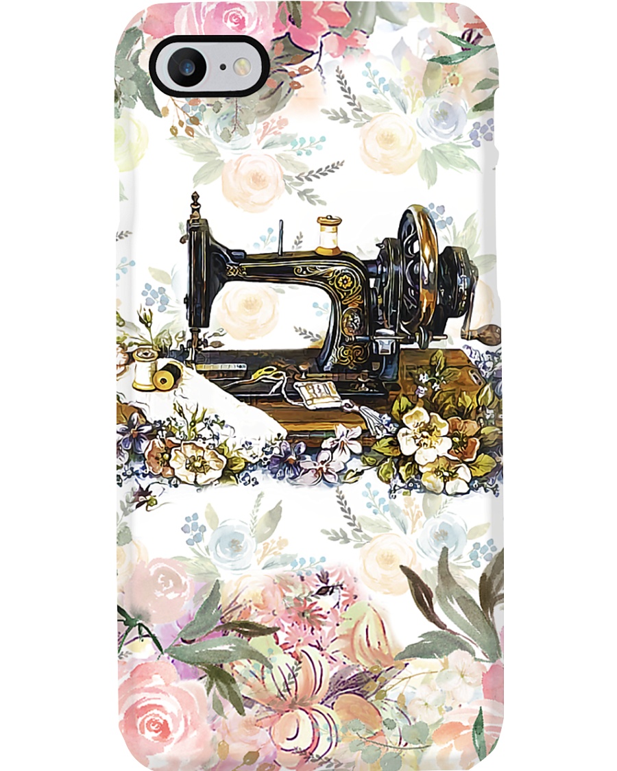 Sewing Floral Phone Case