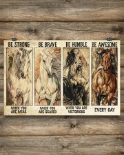 Horse Girl - Be Strong When You Are Weak 17x11 Poster aos-poster-landscape-17x11-lifestyle-14