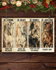 Horse Girl - Be Strong When You Are Weak 17x11 Poster aos-poster-landscape-17x11-lifestyle-27