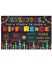 Everyone Has A Chance To Make A Difference 17x11 Poster front