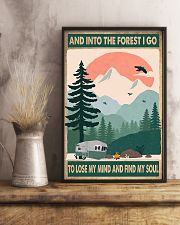 Camping Into The Forest 11x17 Poster lifestyle-poster-3