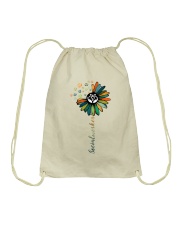 Social Worker Colorful Flower Drawstring Bag thumbnail