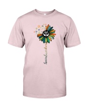 Social Worker Colorful Flower Premium Fit Mens Tee thumbnail