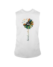 Social Worker Colorful Flower Sleeveless Tee thumbnail