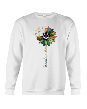 Social Worker Colorful Flower Crewneck Sweatshirt thumbnail