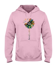 Social Worker Colorful Flower Hooded Sweatshirt thumbnail