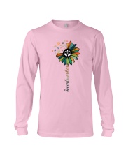 Social Worker Colorful Flower Long Sleeve Tee thumbnail