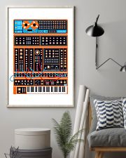 Orange Synthesizer Machine 11x17 Poster lifestyle-poster-1