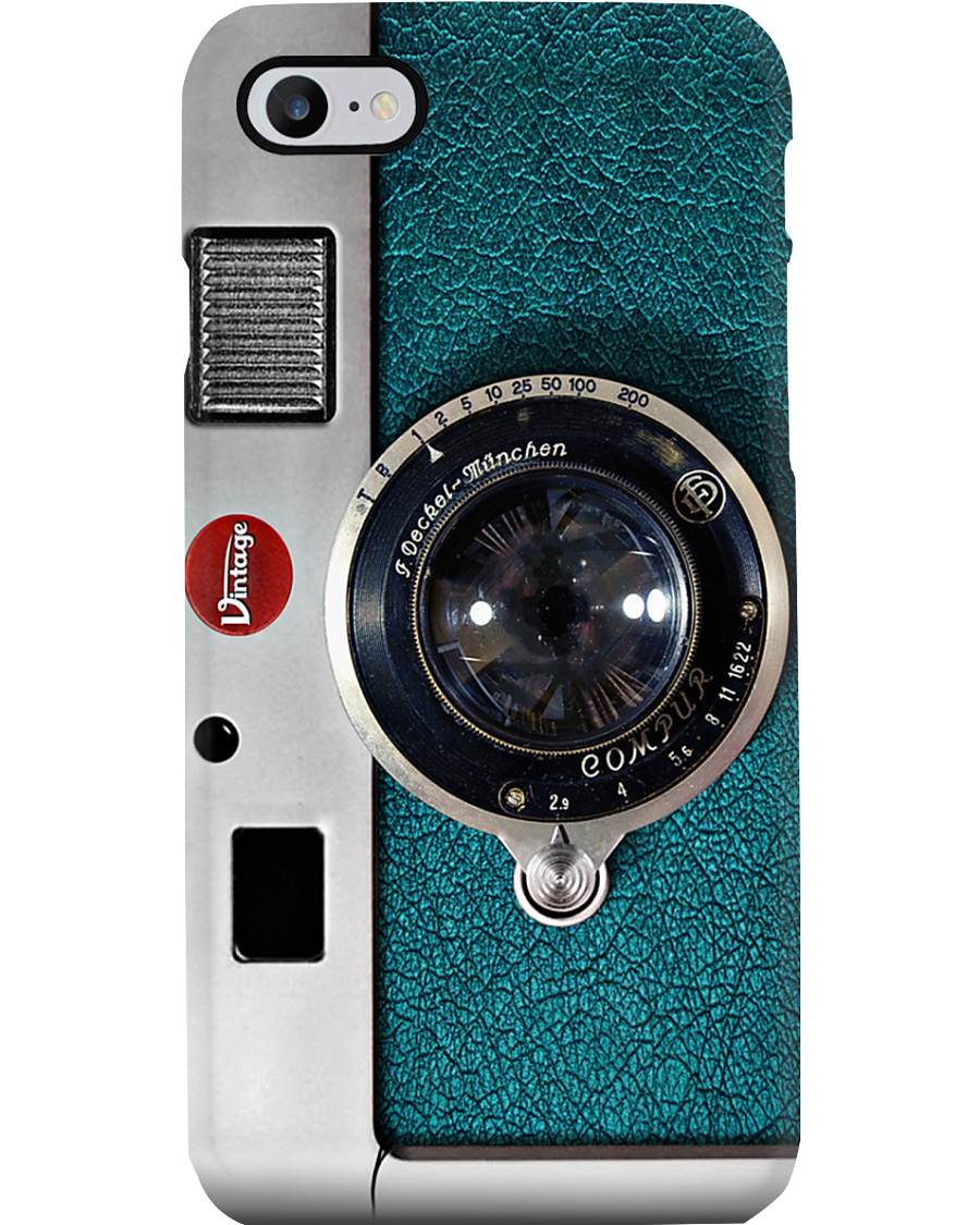 Blue Camera Photographer Phone Case