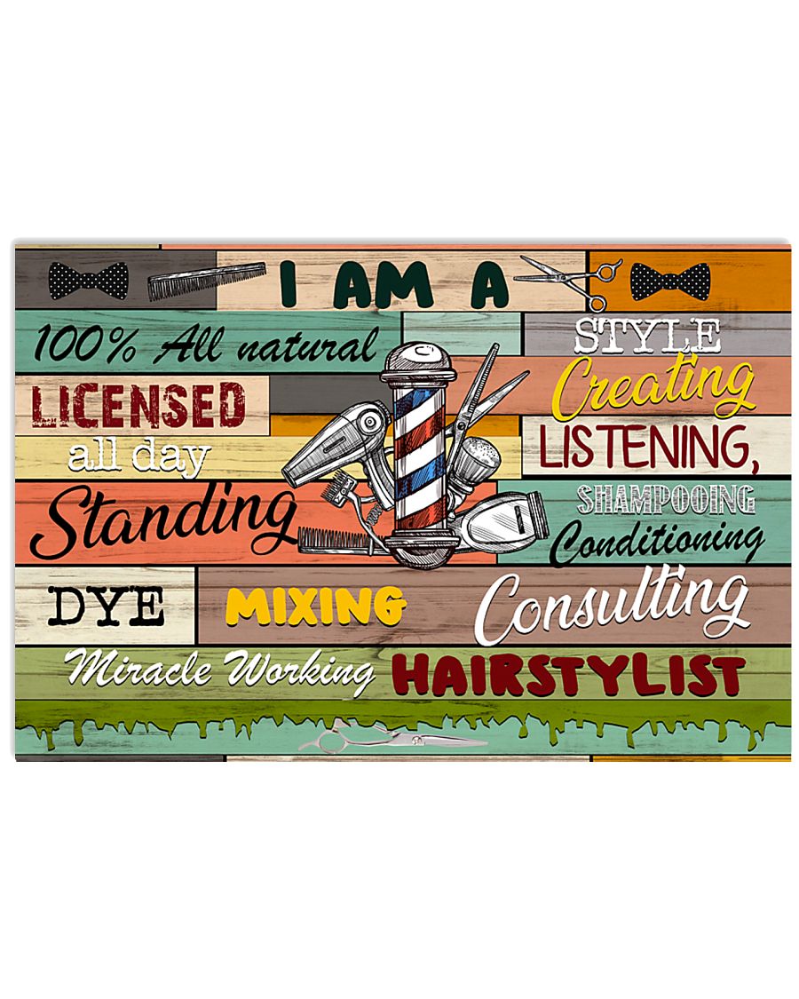 Miracle Working Hairstylist 17x11 Poster