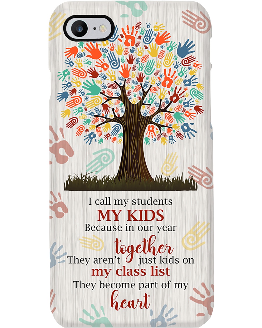 Students become part of Teacher's heart Phone Case