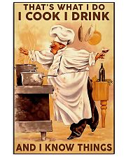 Chef I Cook I Drink And I Know Things 11x17 Poster front