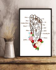 Massage Therapist Foot Massage 11x17 Poster lifestyle-poster-3