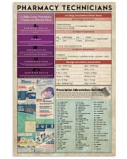Pharmacy Technicians 11x17 Poster front