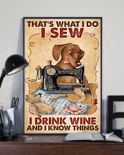 Drink Wine And Sew 11x17 Poster lifestyle-poster-2