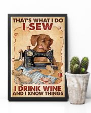 Drink Wine And Sew 11x17 Poster lifestyle-poster-8