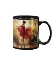 Pretty Ballet Dancer With The Red Dress Art Mug front