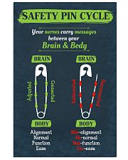 Chiropractor Safety Pin Cycle 16x24 Poster front