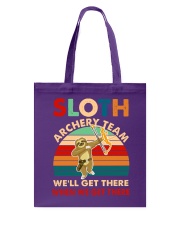 Sloth archery team Tote Bag thumbnail