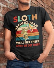 Sloth archery team Classic T-Shirt apparel-classic-tshirt-lifestyle-26