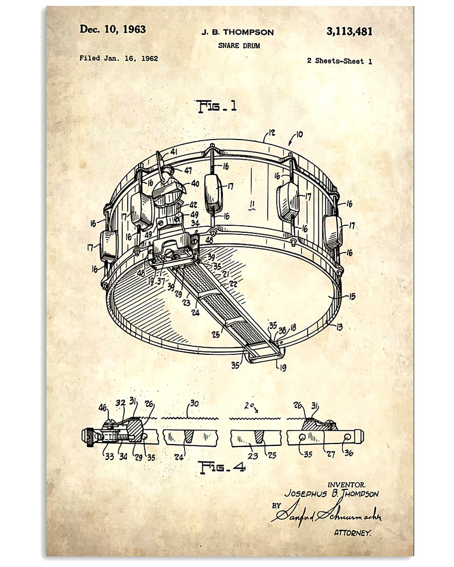 Drummer unique poster 11x17 Poster