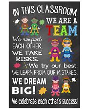 Teacher We Are A Team 11x17 Poster front