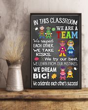Teacher We Are A Team 11x17 Poster lifestyle-poster-3