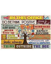 Hairstylist In This Office Give It Your Best 17x11 Poster front