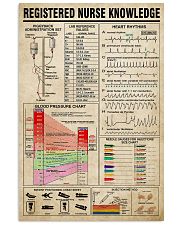Registered Nurse Knowledge 11x17 Poster front