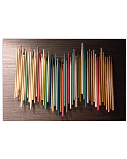 Drummer Colorful Stick 17x11 Poster front